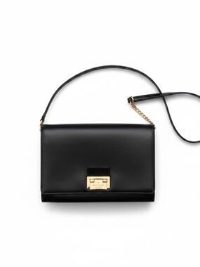 Kate Spade Harwood Place Fiona Leather New Square Shoulder Crossbody Black